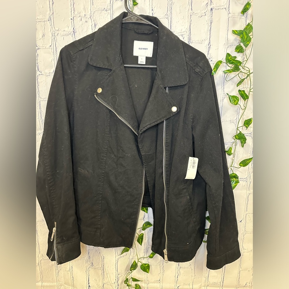 OLD NAVY LARGE JACKET‎ WITH TAGS BLACK